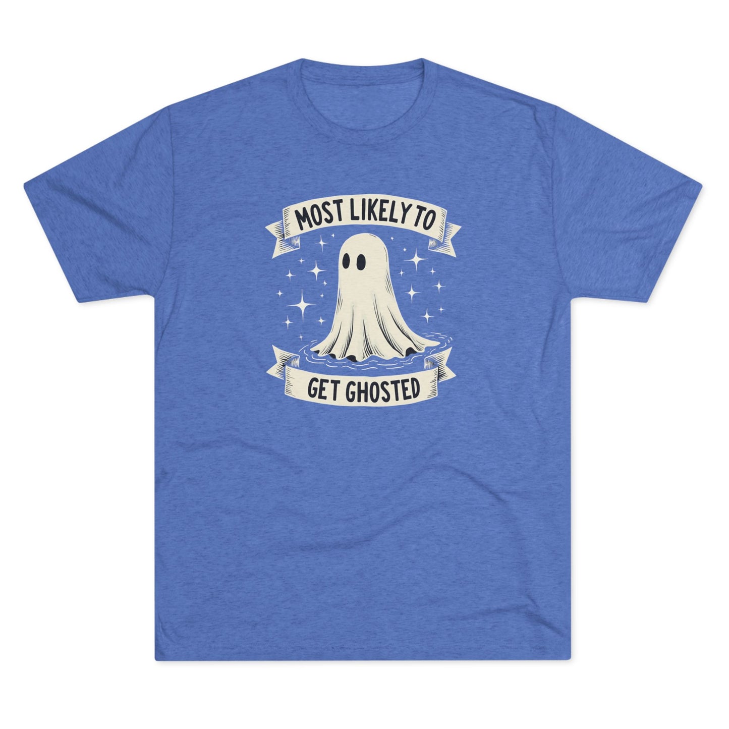 Most Likely To Get Ghosted T-Shirt — Cute Retro Ghost Halloween Tee
