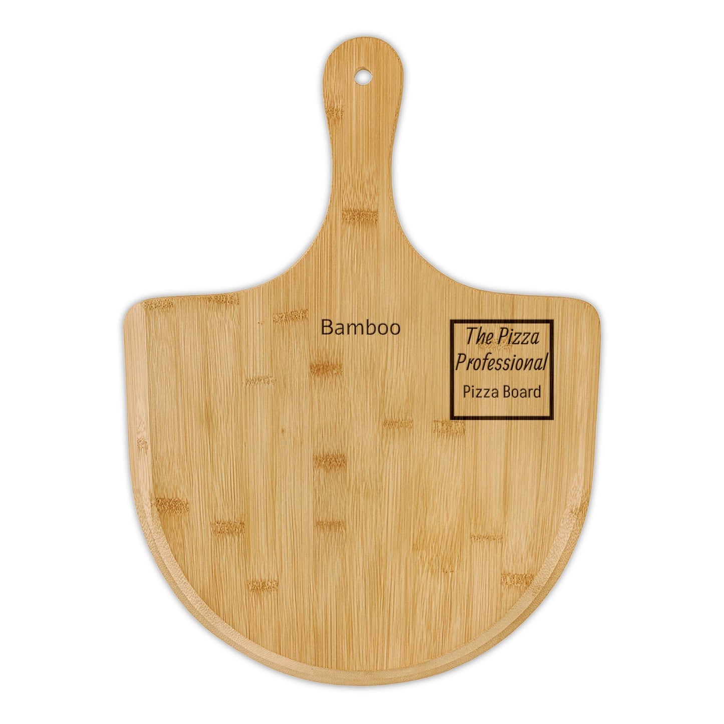 Bamboo Pizza Cutting Board — "Pizza Professional" Serving & Prep Paddle