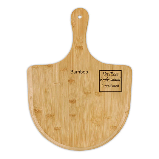 Bamboo Pizza Cutting Board — "Pizza Professional" Serving & Prep Paddle
