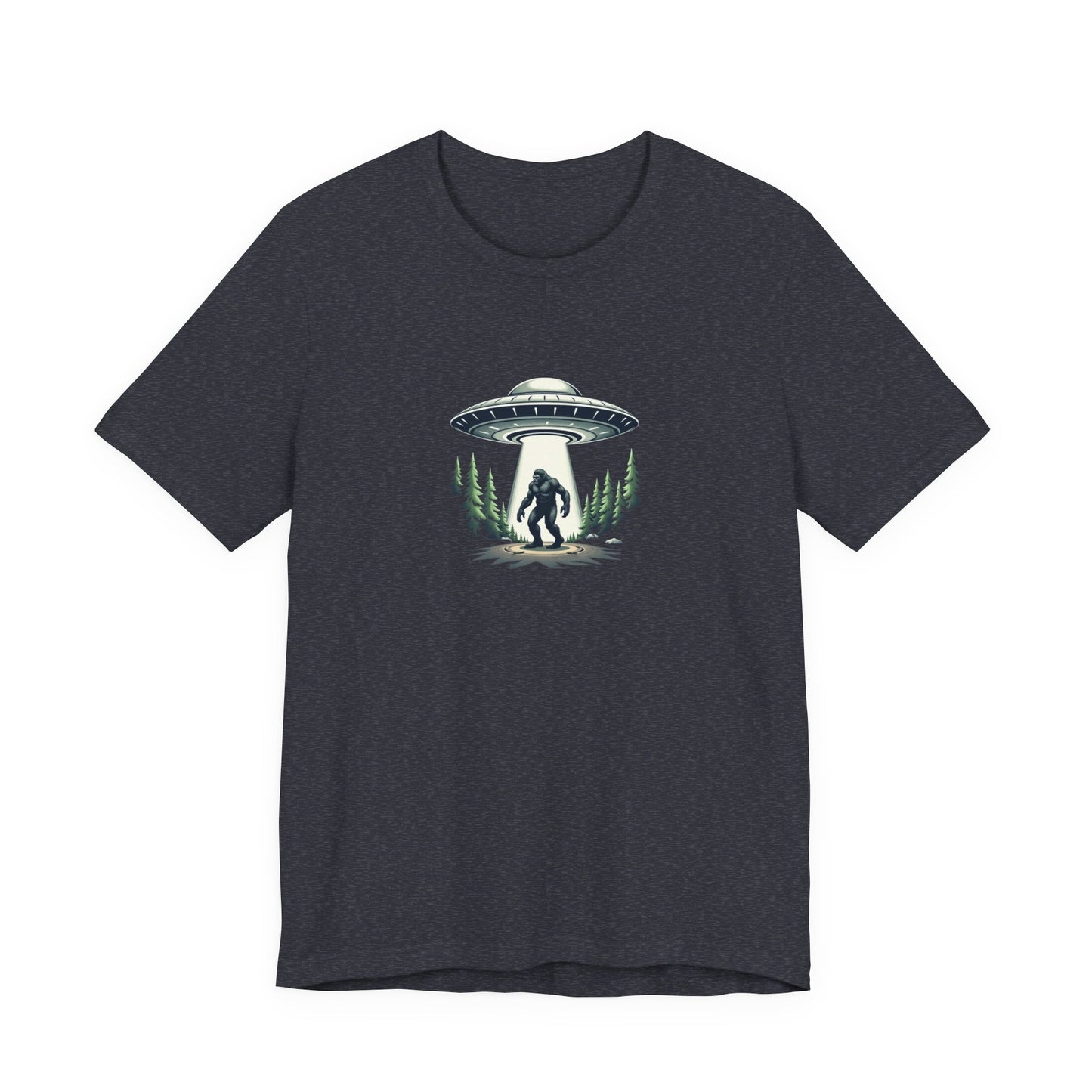 Squatch Sighting T-Shirt – Sasquatch UFO Abduction Graphic Tee