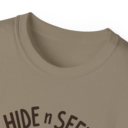 Hide n Seek Champ T-Shirt — Funny Bigfoot Sasquatch Tee