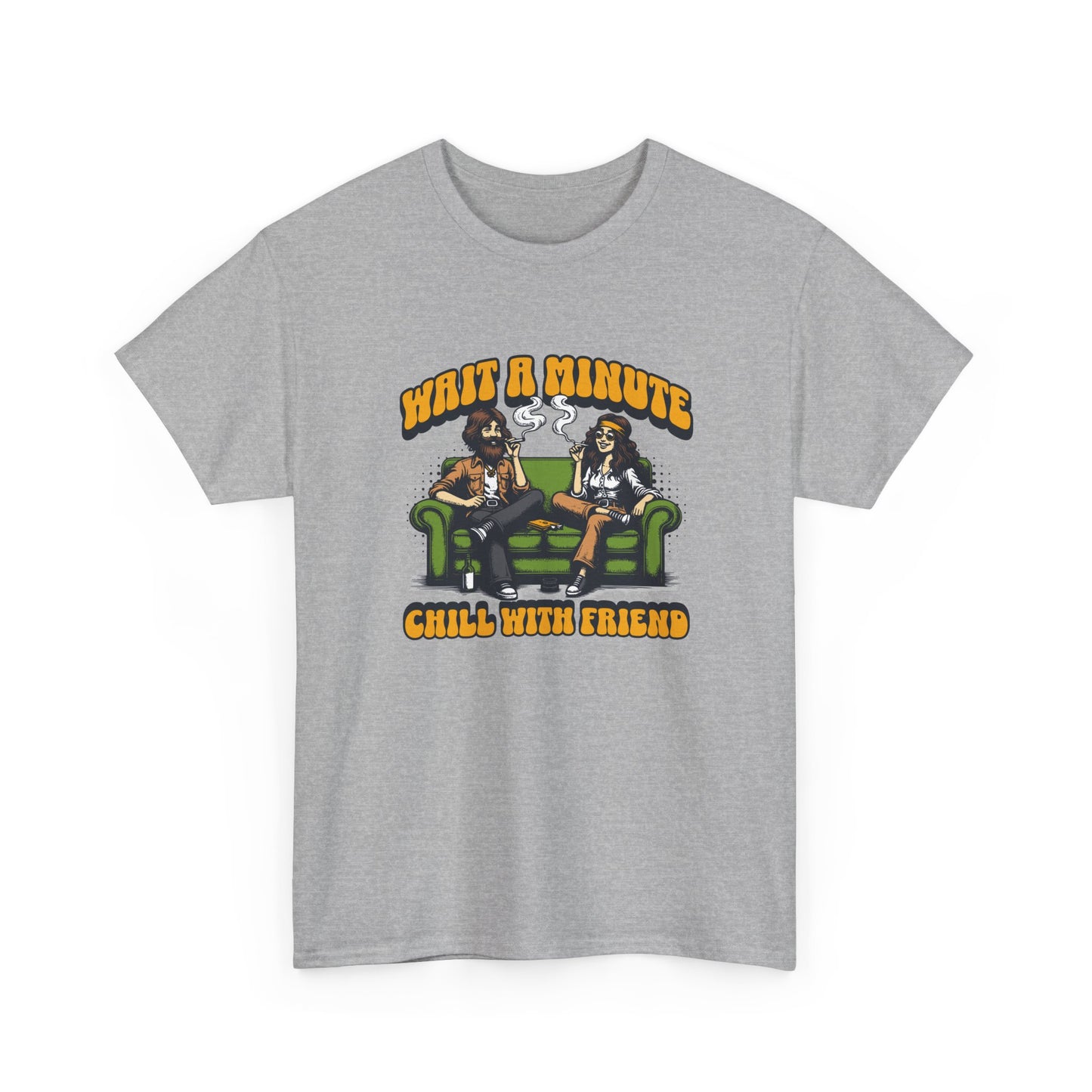 Chill with friends, Unisex Heavy Cotton Tee