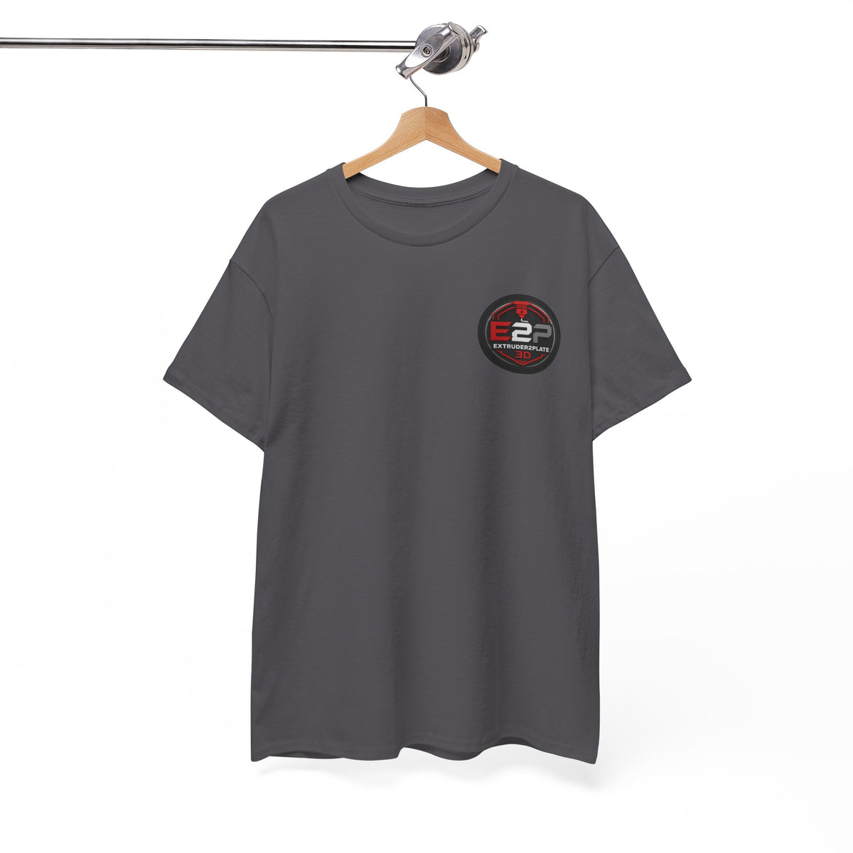 Extruder2Plate3D, Poop Happens T‑Shirt — Funny Cartoon 3D Printer Graphic Tee