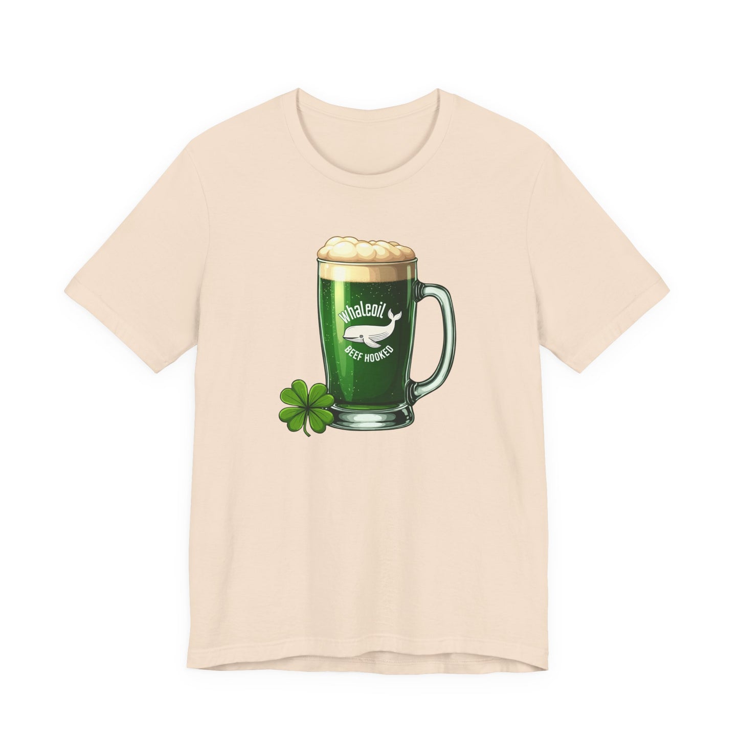 St. Patrick's Day Green Beer T-Shirt — Lucky Shamrock Pint Graphic Tee