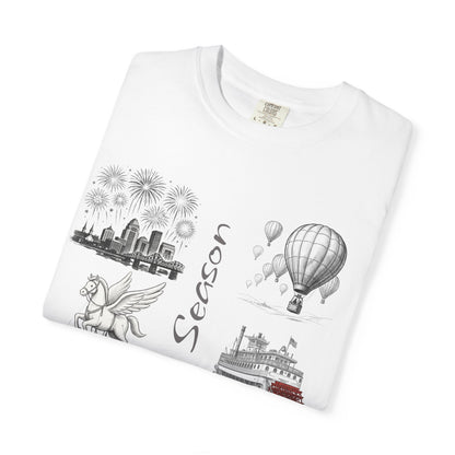 Derby Season T-Shirt — Horse Racing & Balloon Glow Festival Tee