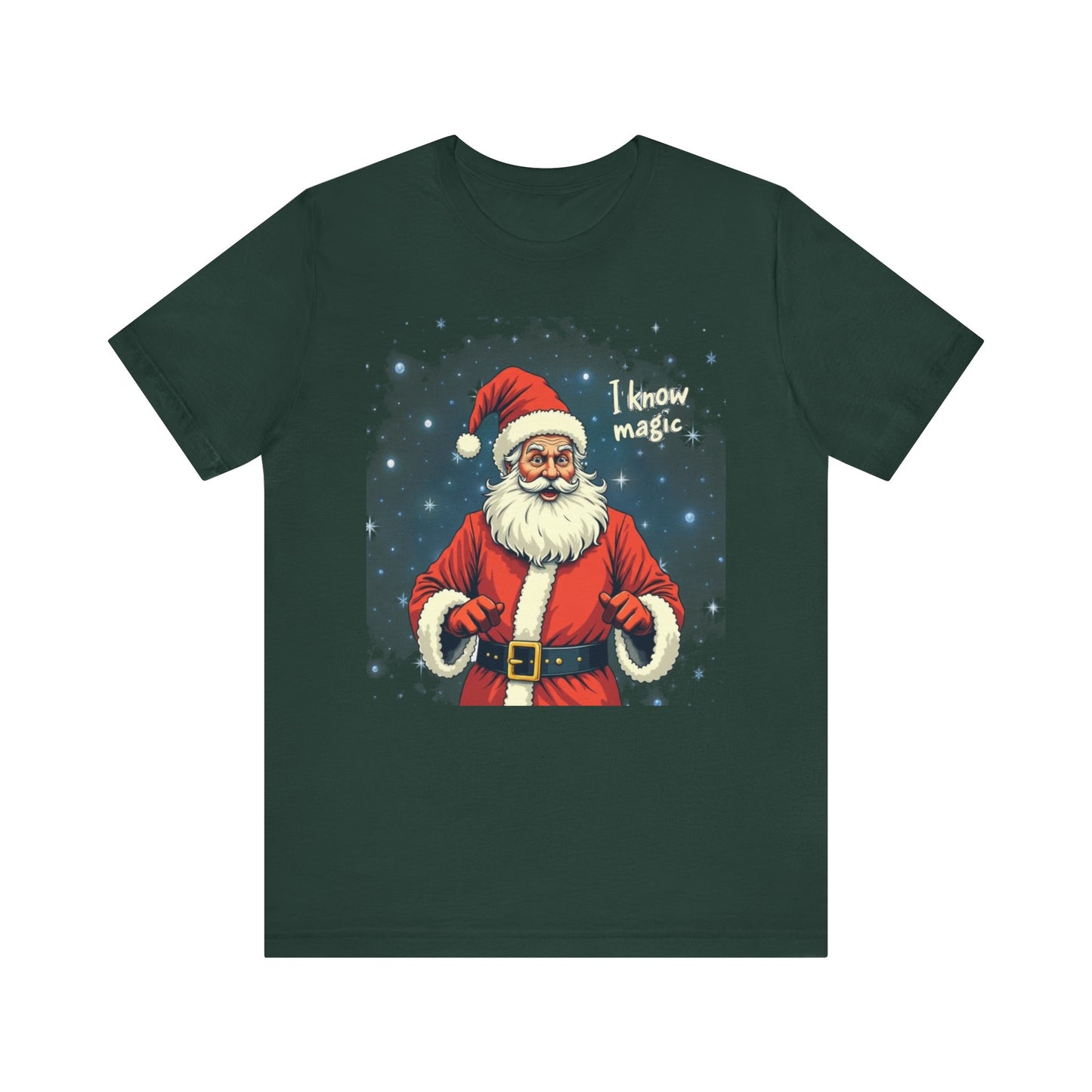 Santa Wizard Christmas Tee