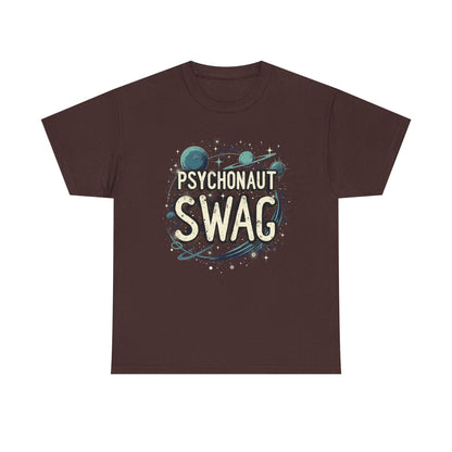 Galactic Vibe, Psychonaut Swag T-Shirt, Unisex Cotton Tee, Spiritual Vibes, Gift for Psychonauts, Casual Everyday Wear, Unique Graphic Tee
