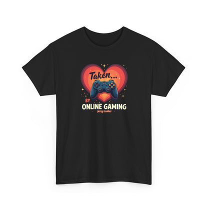 Taken by Online Gaming T-Shirt — Gamer Love Heart Controller Tee