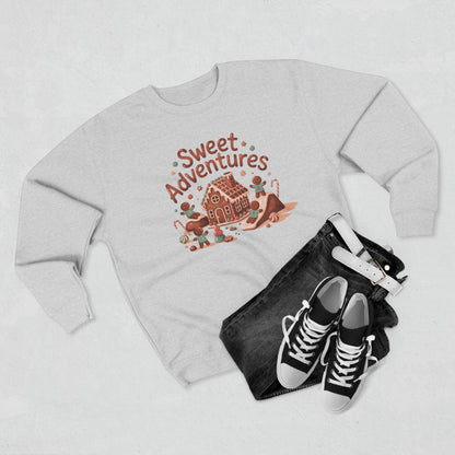 Sweet Adventures Sweatshirt — Gingerbread House Holiday Crewneck