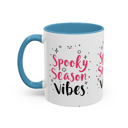 Spooky Season Vibes Accent Coffee Mug (Halloween 11/15oz)