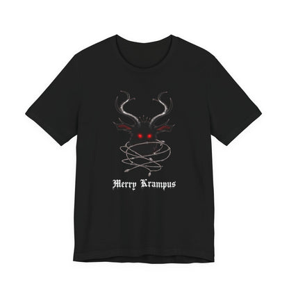 Krampus Graphic Tee — "Merry Krampus" Holiday Horror T-Shirt