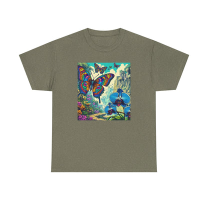 Butterfly Orchid, Unisex Heavy Cotton Tee - Psychonaut Swag