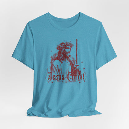 Jesus Christ iconic Tee – Christian Faith T‑Shirt with Crown of Thorns Design