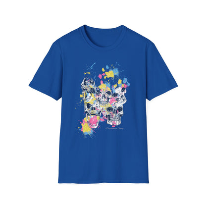 Split Skulls, Unisex Softstyle T-Shirt