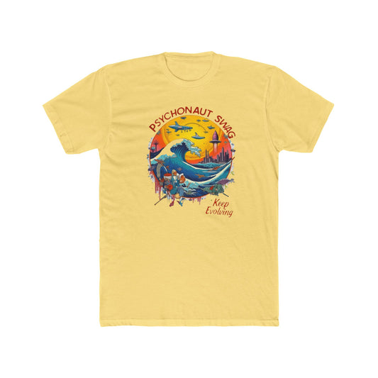 Keep Evolving, Psychonaut Swag  Keep Exploring Unisex Tee | Adventure T-Shirt, Gift for Travelers, Fun Casual Wear, Unique Graphic Shirt, Summer Style