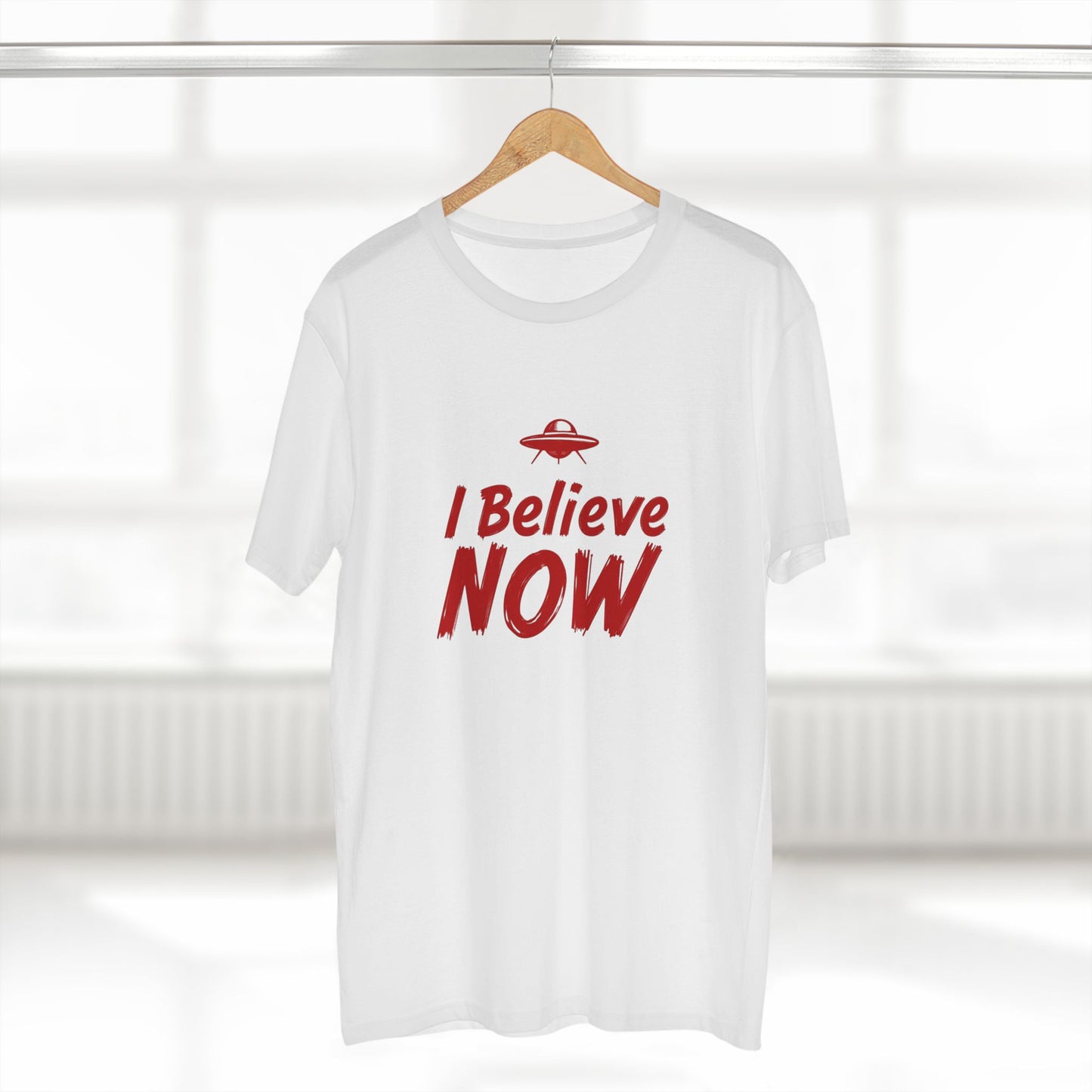 I Believe NOW UFO T-Shirt – Retro Alien Abduction Tee