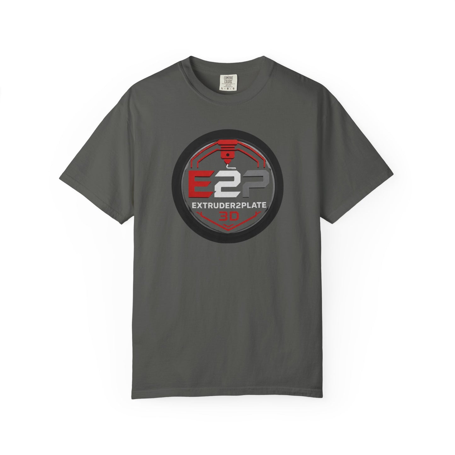 Extruder2Plate E2P Logo Tee (3D Printing Enthusiast Shirt)