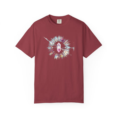 Crystal Energy Unisex T-shirt - Healing Magic Design - Psychonaut Swag