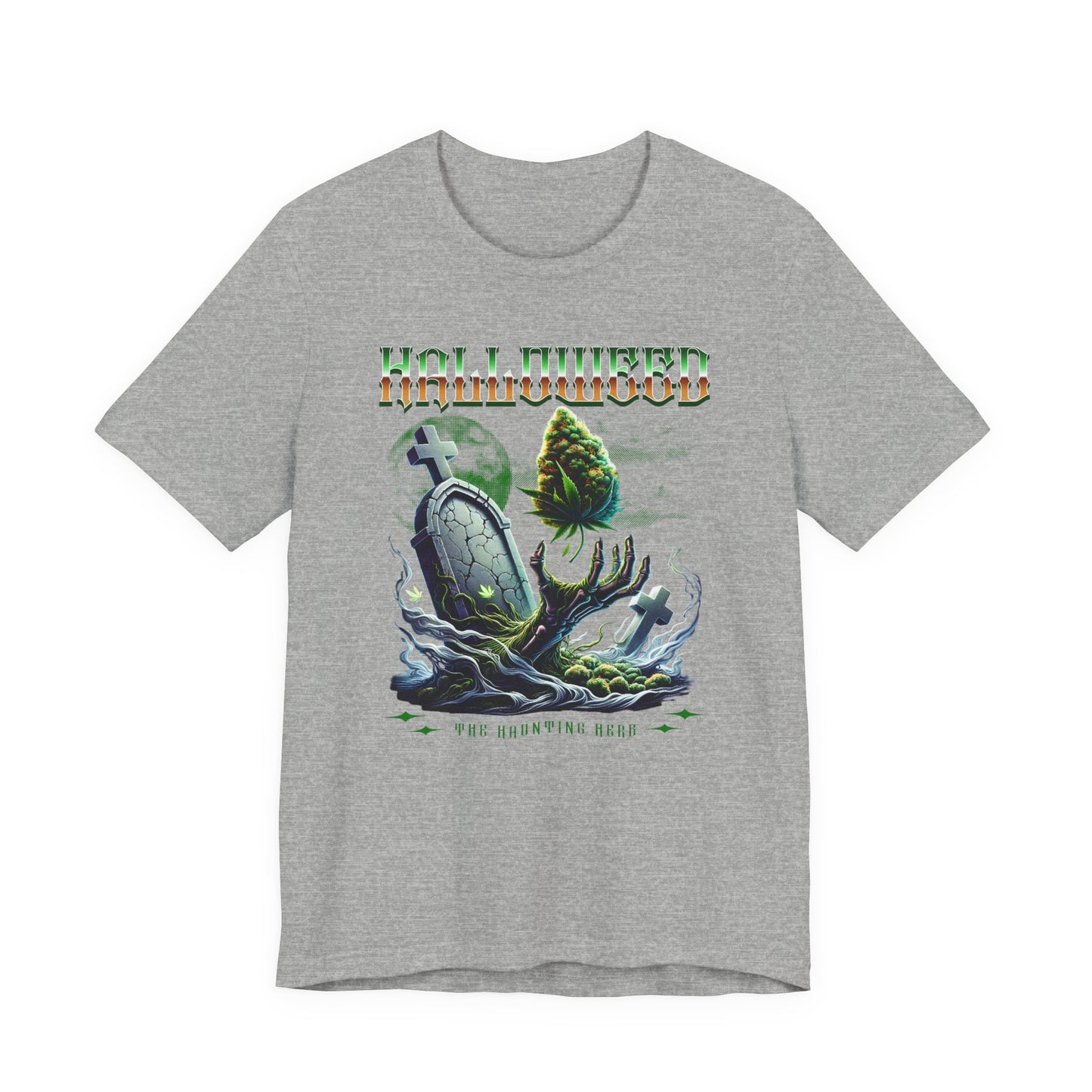 Halloweed, Haunted Herb, Unisex Jersey Short Sleeve Tee