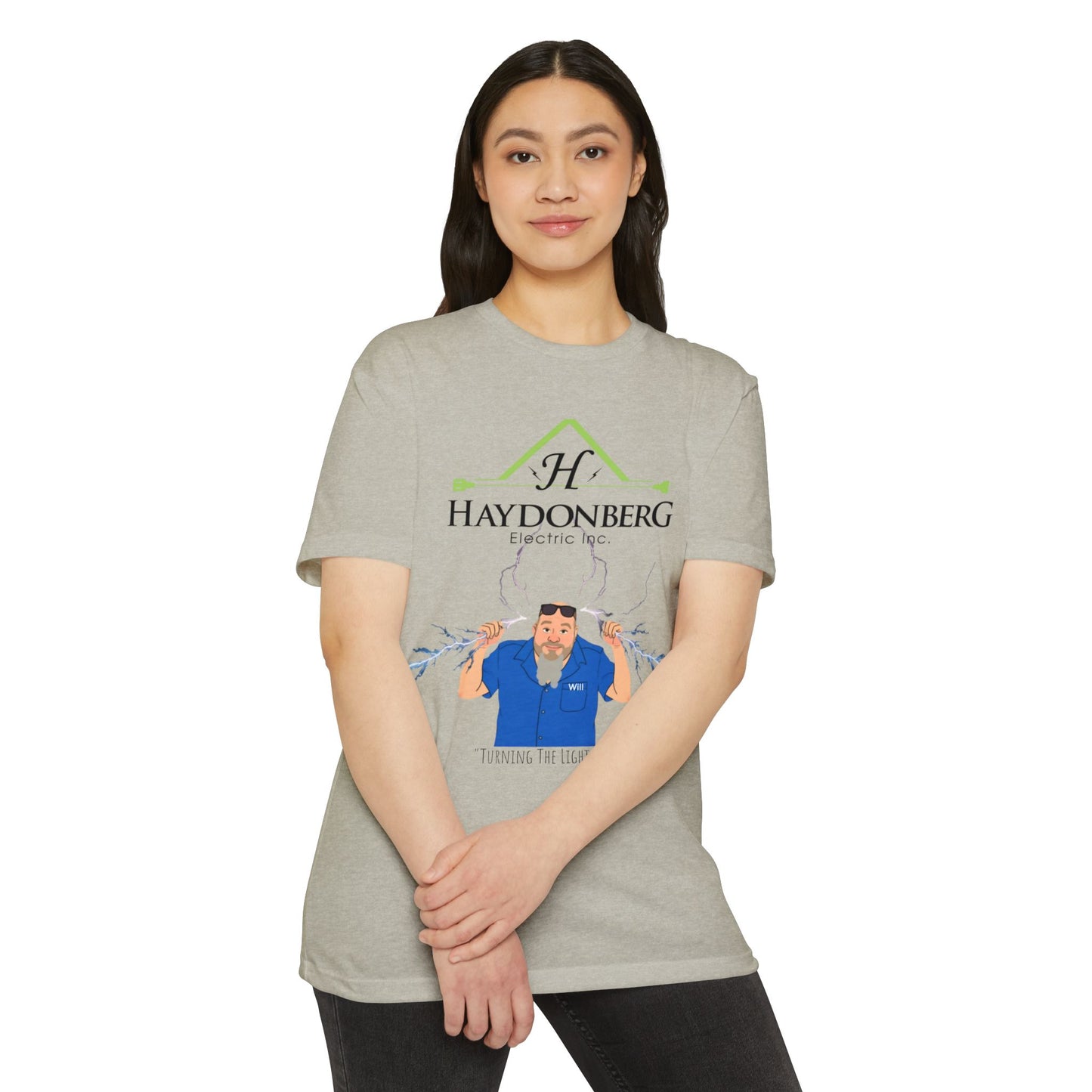 Haydonberg Turning The Lights On, Unisex CVC Jersey T-shirt