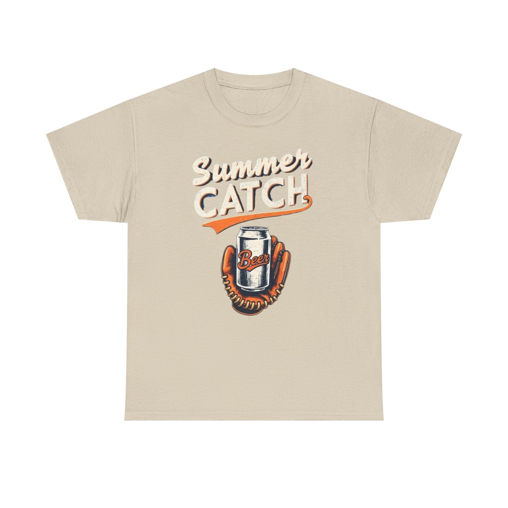 Summer Catch Tee, Casual Summer Shirt, Gift for Beer Lovers, Fun Graphic T-Shirt, Perfect for BBQs and Picnics - Psychonaut Swag