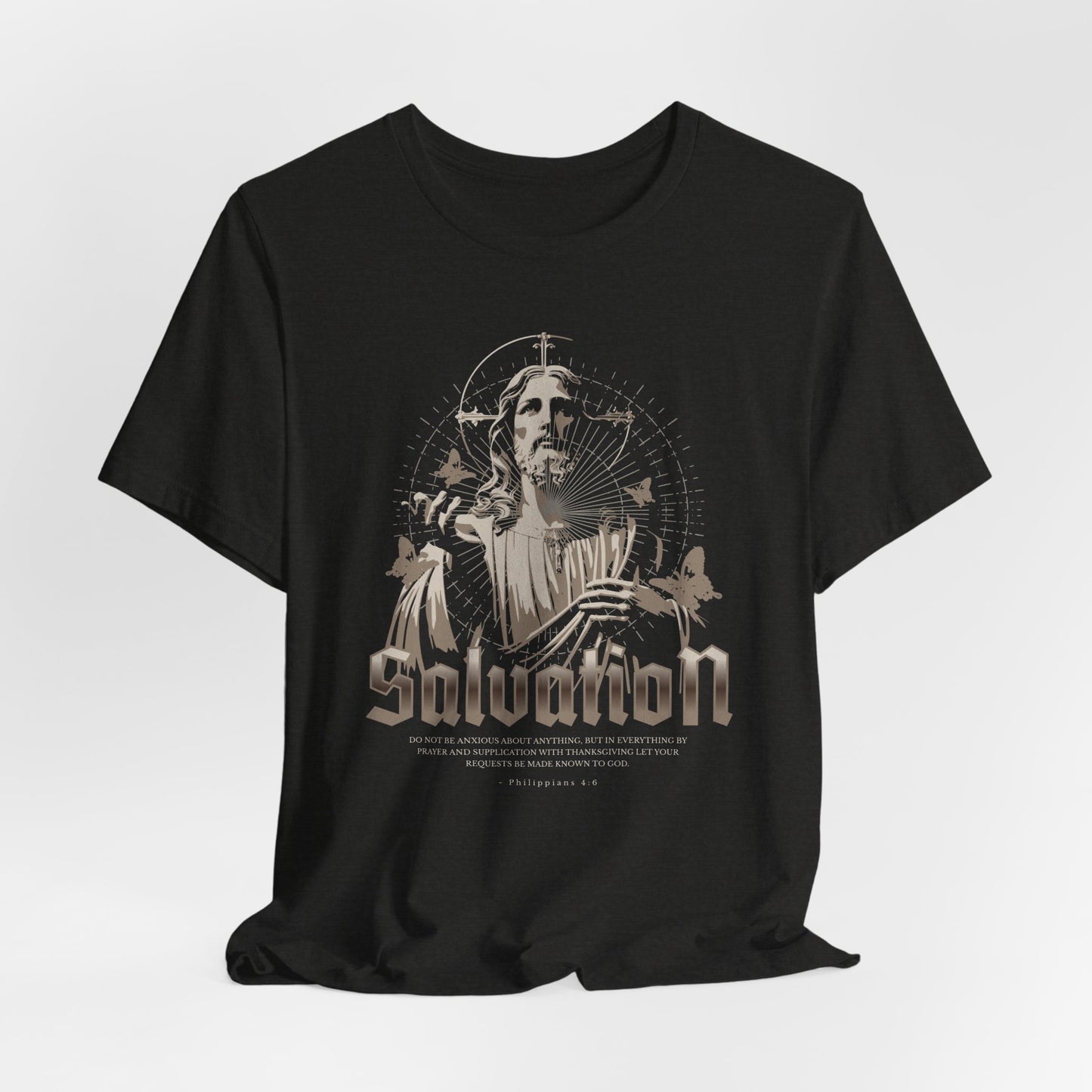 Salvation Graphic Tee — Vintage Jesus Religious T-Shirt