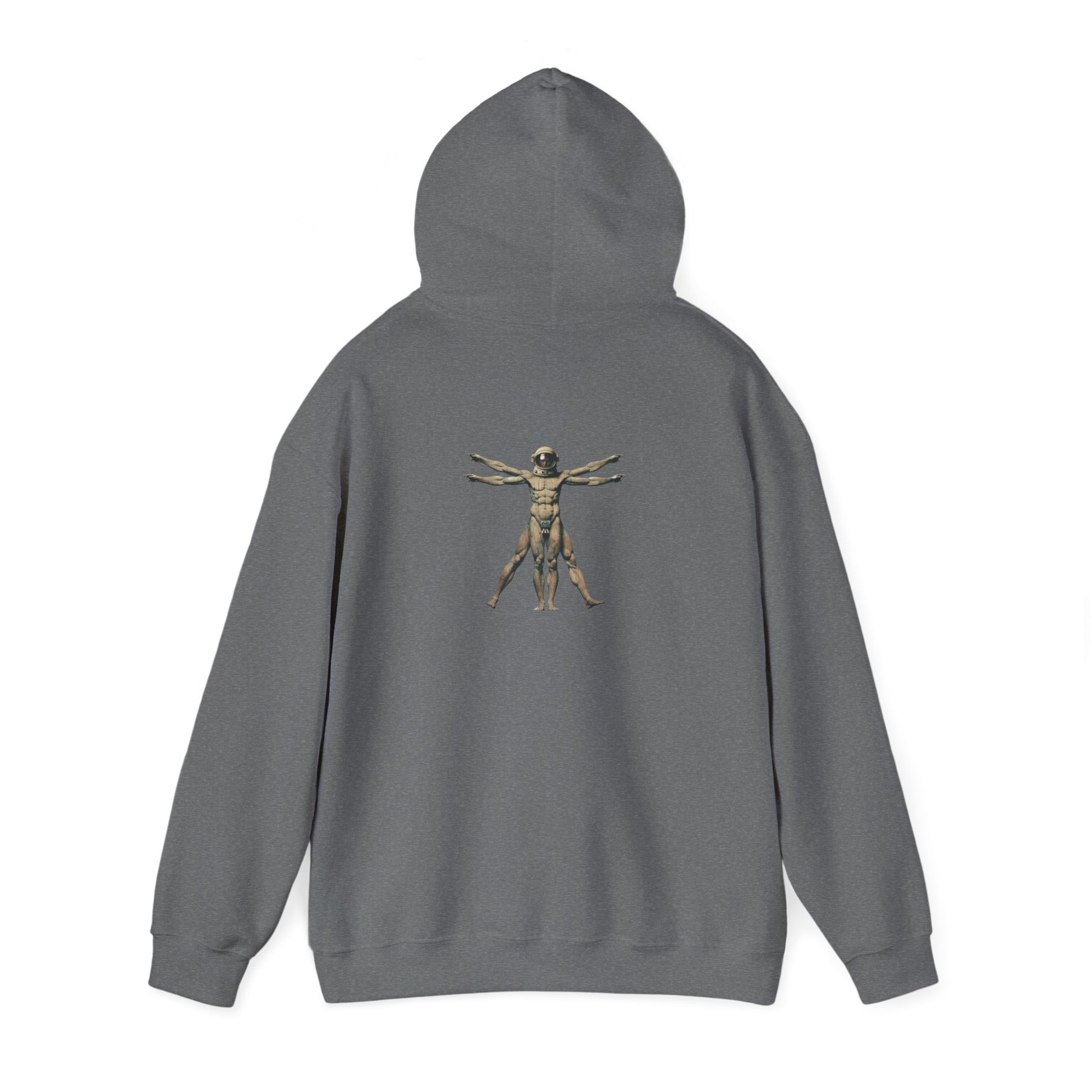 Psychonaut Staple, Vitruvian Hoody,Unisex Heavy Blend™ Hooded Sweatshirt - Psychonaut Swag