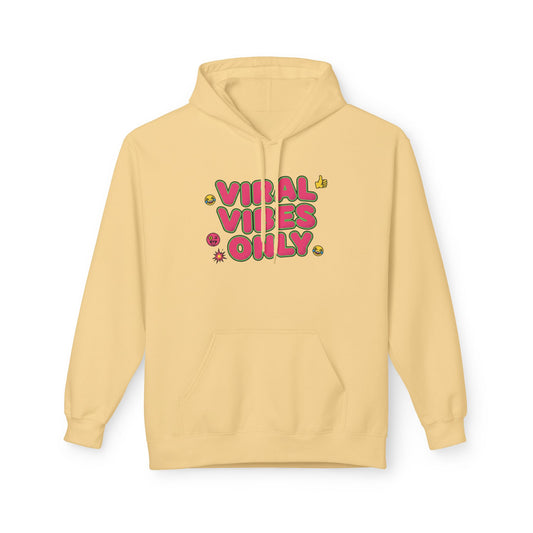 Hoodie - "Vibe Check" Colorful Retro Text Graphic
