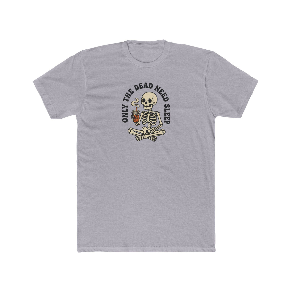 Skull Meditation Tee - "Only The Dead Need Sleep" Graphic T-Shirt