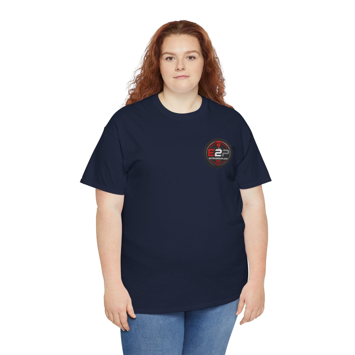 Extruder2Plate, Poop Happens T‑Shirt — Funny Cartoon 3D Printer Graphic Tee