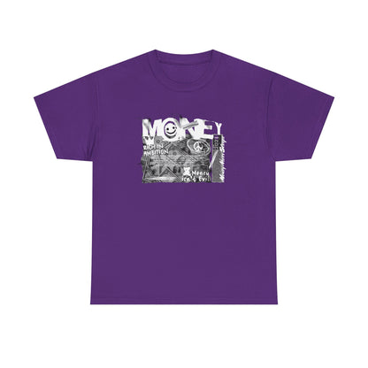 Money Isn't Evil Tee — Inspirational Graphic T-Shirt