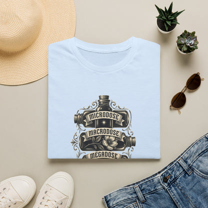 Epic Dose Graphic T-Shirt — Microdose, Macrodose, Megadose Vintage Design