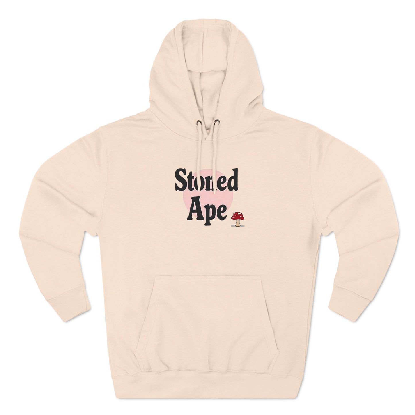 Stoned Ape Hoodie — Retro Psychedelic Mushroom Graphic Pullover