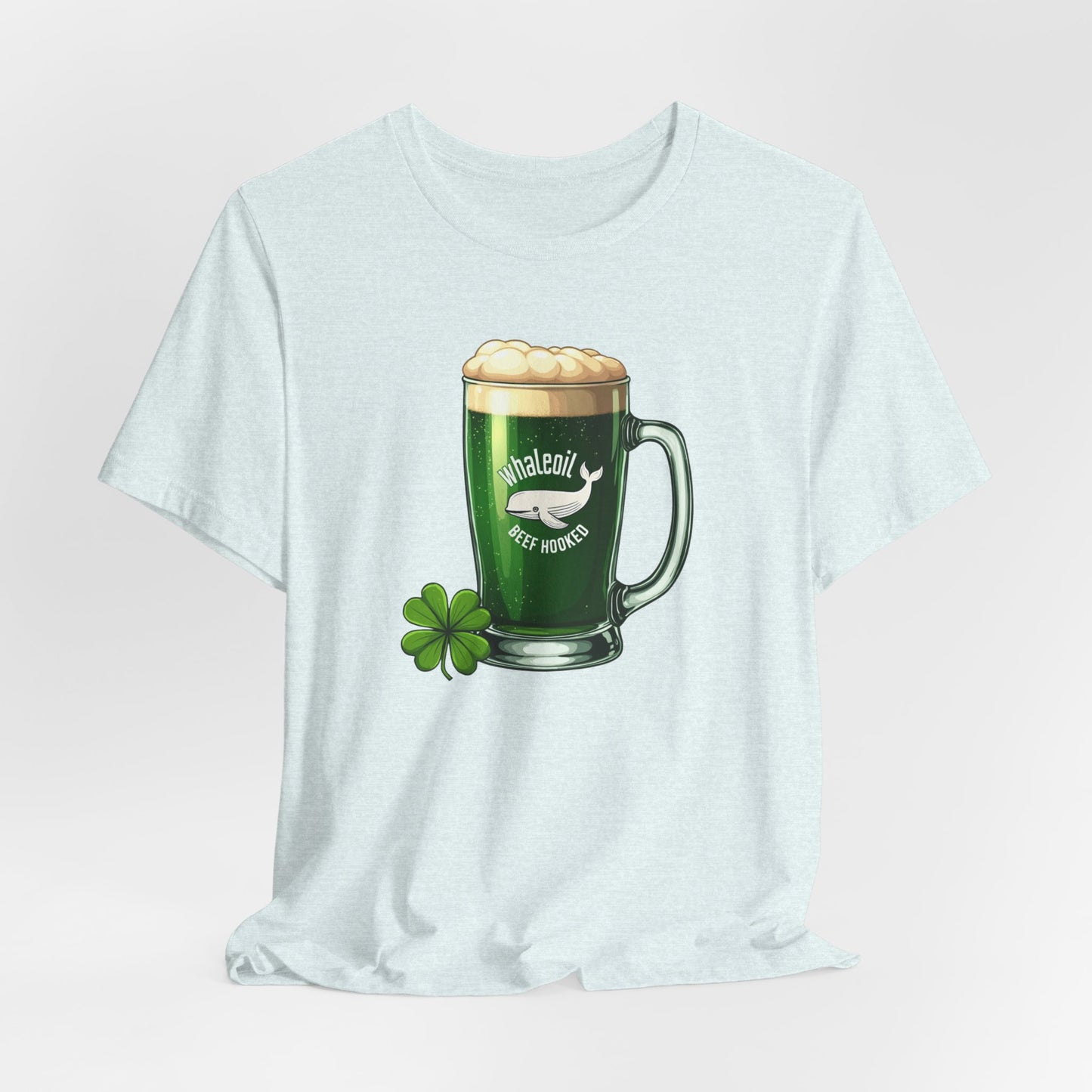 St. Patrick's Day Green Beer T-Shirt — Lucky Shamrock Pint Graphic Tee