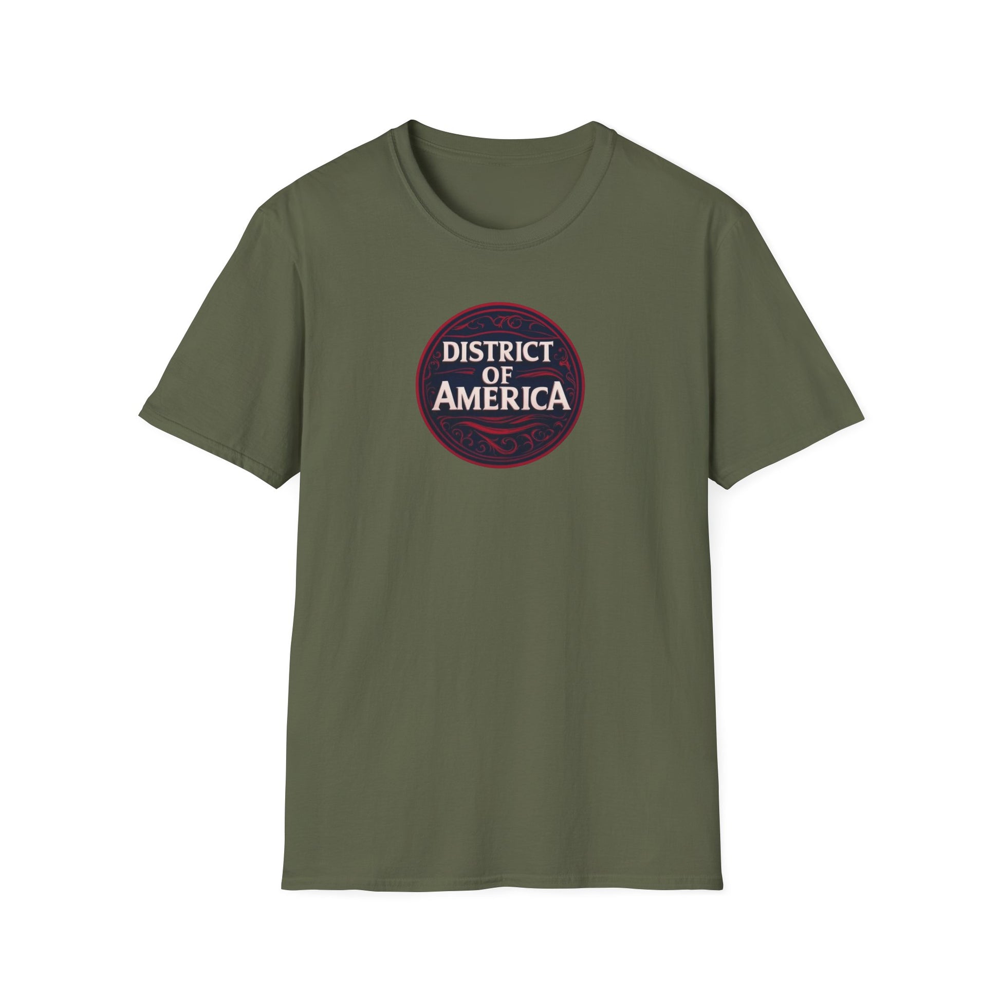 District of America, Washington DA, Unisex Softstyle T-Shirt - Psychonaut Swag