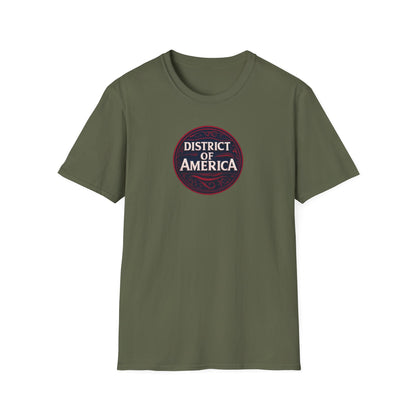 District of America, Washington DA, Unisex Softstyle T-Shirt - Psychonaut Swag