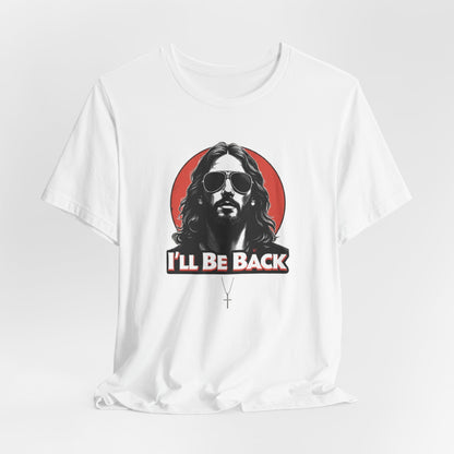 Jesus to return, 80’s retro Rocker T-Shirt, Casual Wear, Movie Quote Shirt, Gift for Fans, Unisex Top