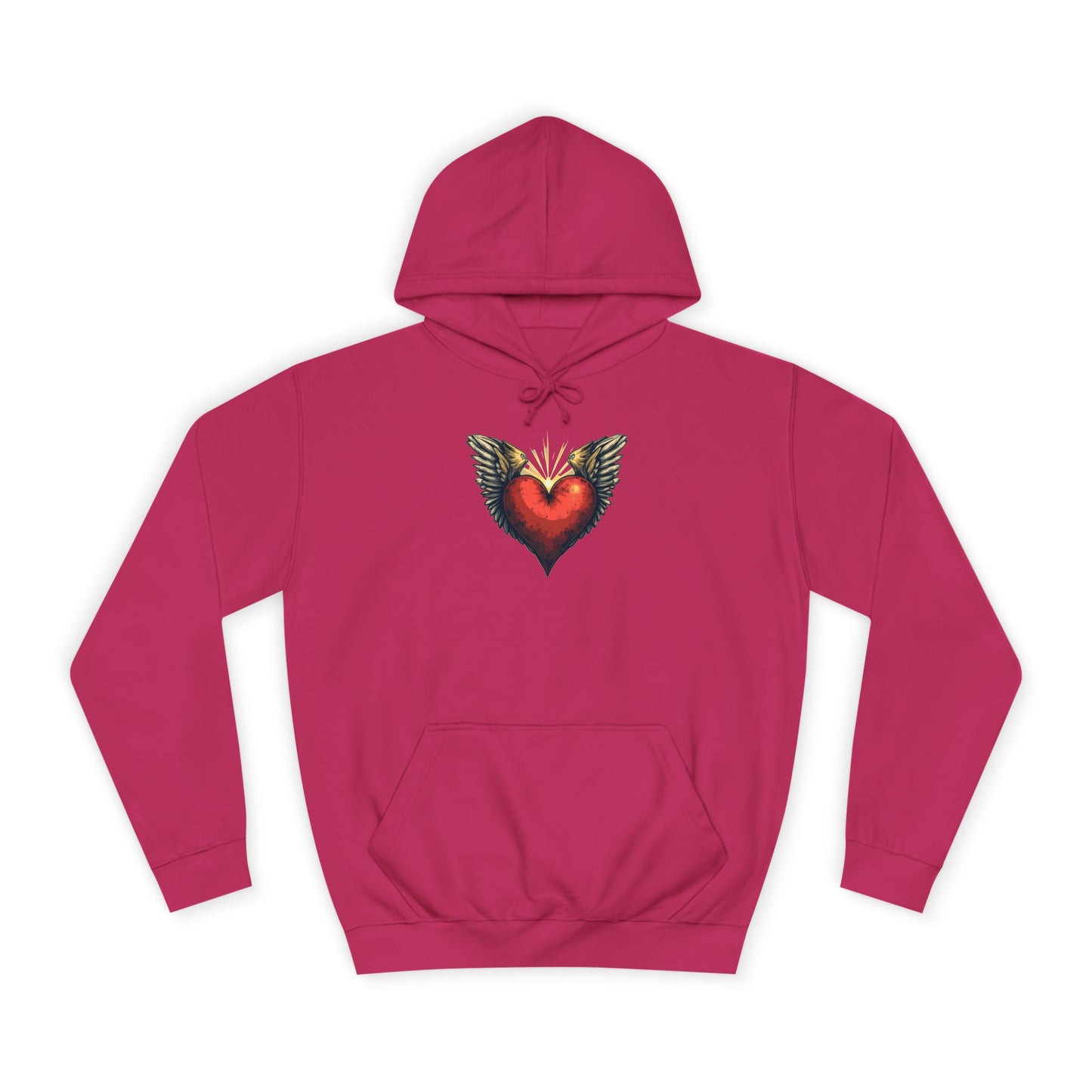 Free Heart, Unisex College Hoodie