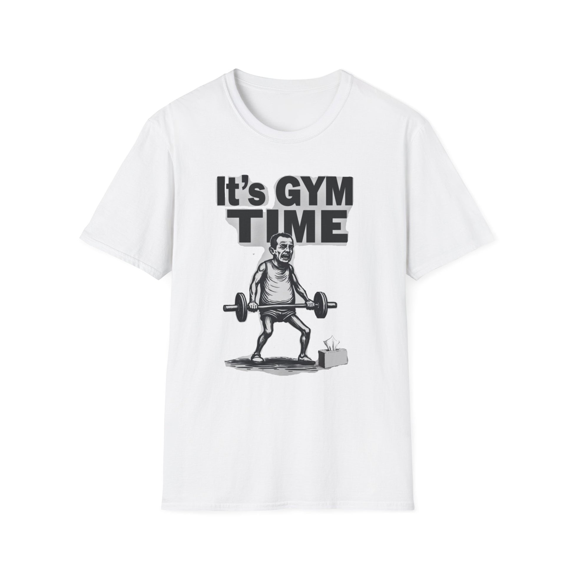 It's Gym Time T-Shirt, Motivational Workout Shirt, Fitness Apparel, Gift for Gym Lovers, Casual Sport Tee - Psychonaut Swag