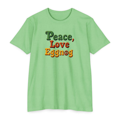 Peace, Love, Eggnog Holiday T-Shirt