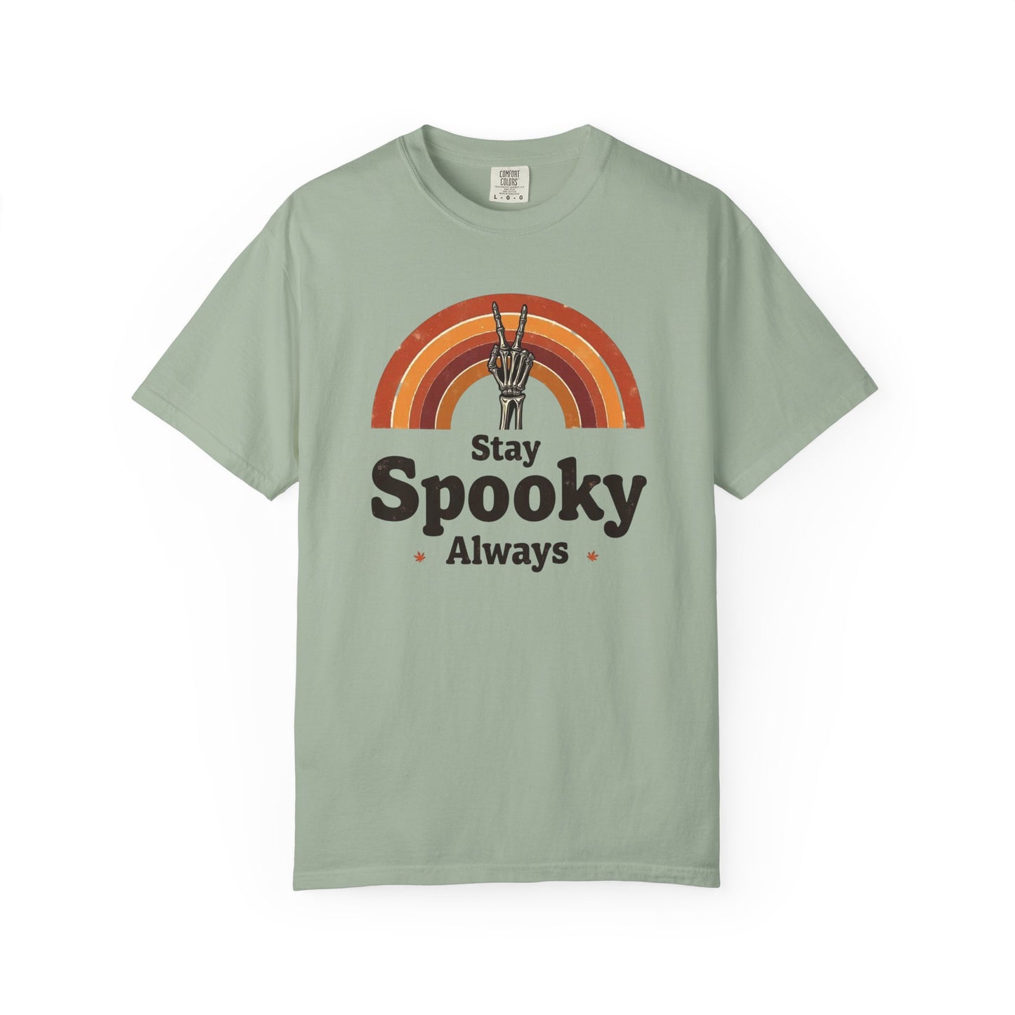 Stay Spooky Always T-Shirt — Retro Rainbow Halloween Tee