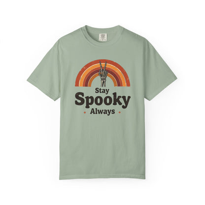 Stay Spooky Always T-Shirt — Retro Rainbow Halloween Tee