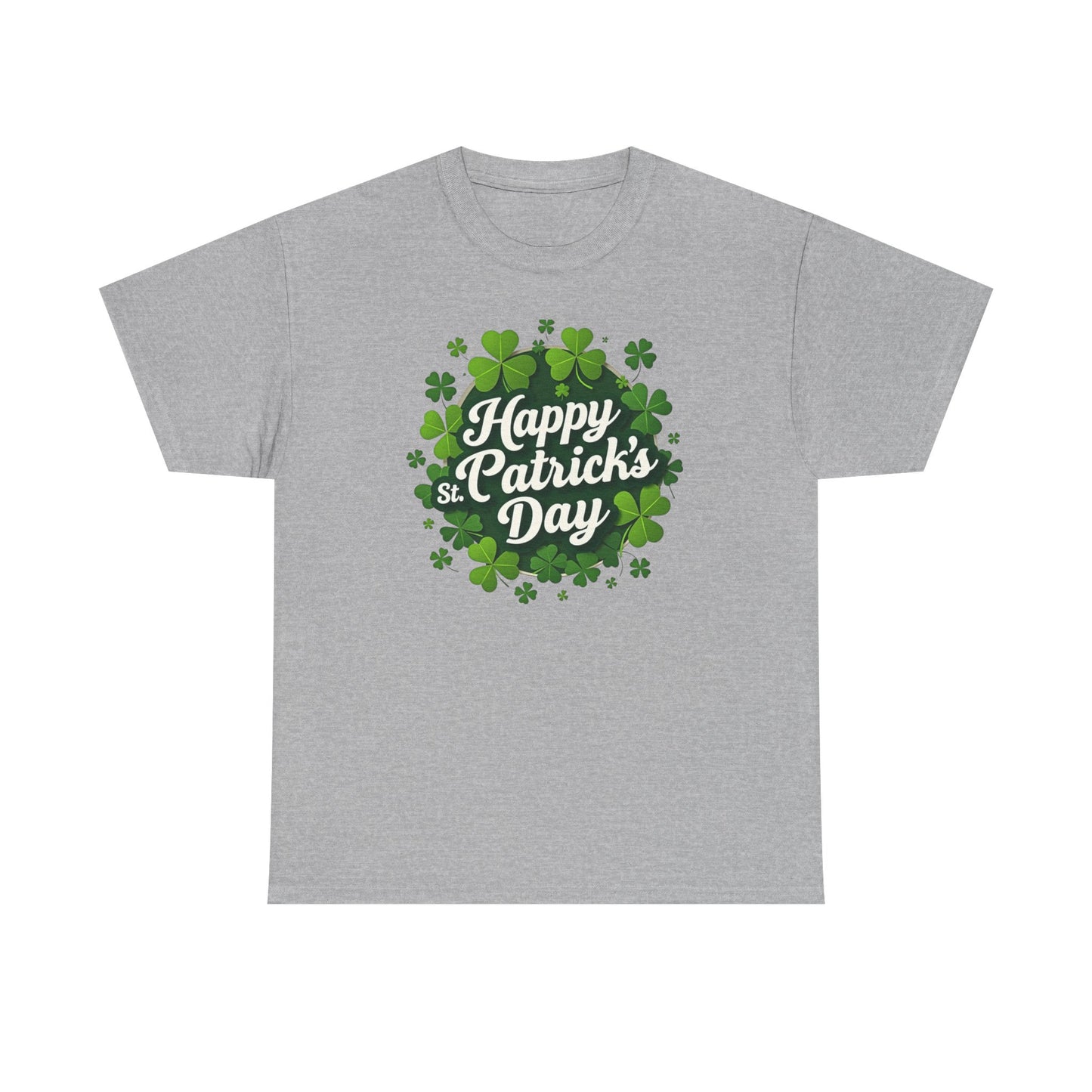 St. Patrick's Day Shamrock T-Shirt — "Happy St. Patrick's Day" Tee
