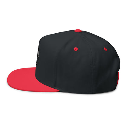 Sports Massage, Embroidered Flat Bill Cap — 'Body in Motion Sports Massage' Logo Snapback