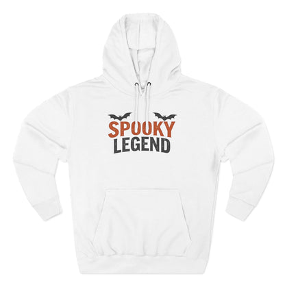 Spooky Legend Hoodie — Halloween Bat Graphic Fleece Sweatshirt