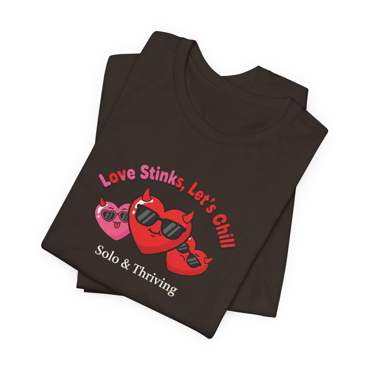 Love Smiles Tee — Retro Heart Sunglasses Graphic T-Shirt