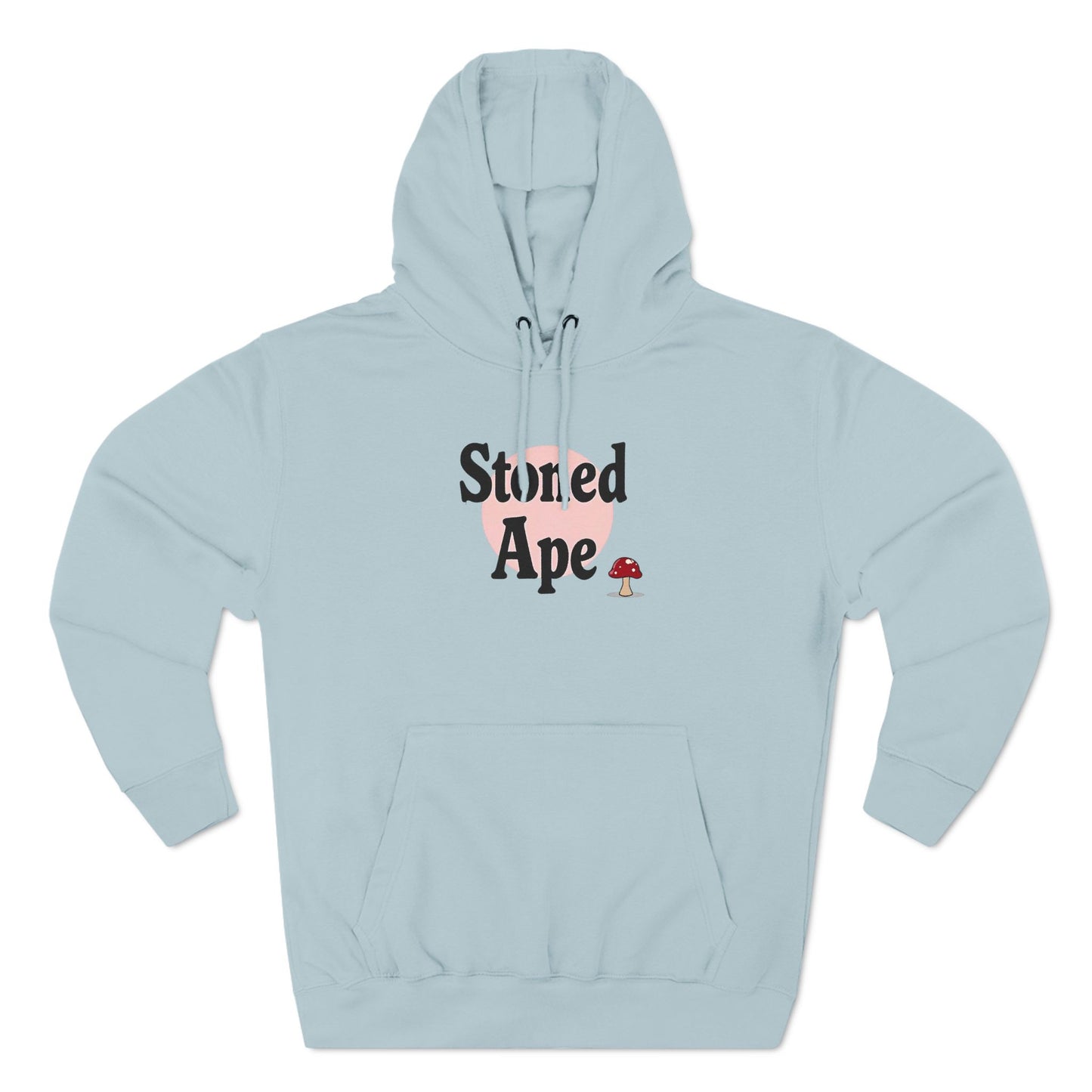 Stoned Ape Hoodie — Retro Psychedelic Mushroom Graphic Pullover