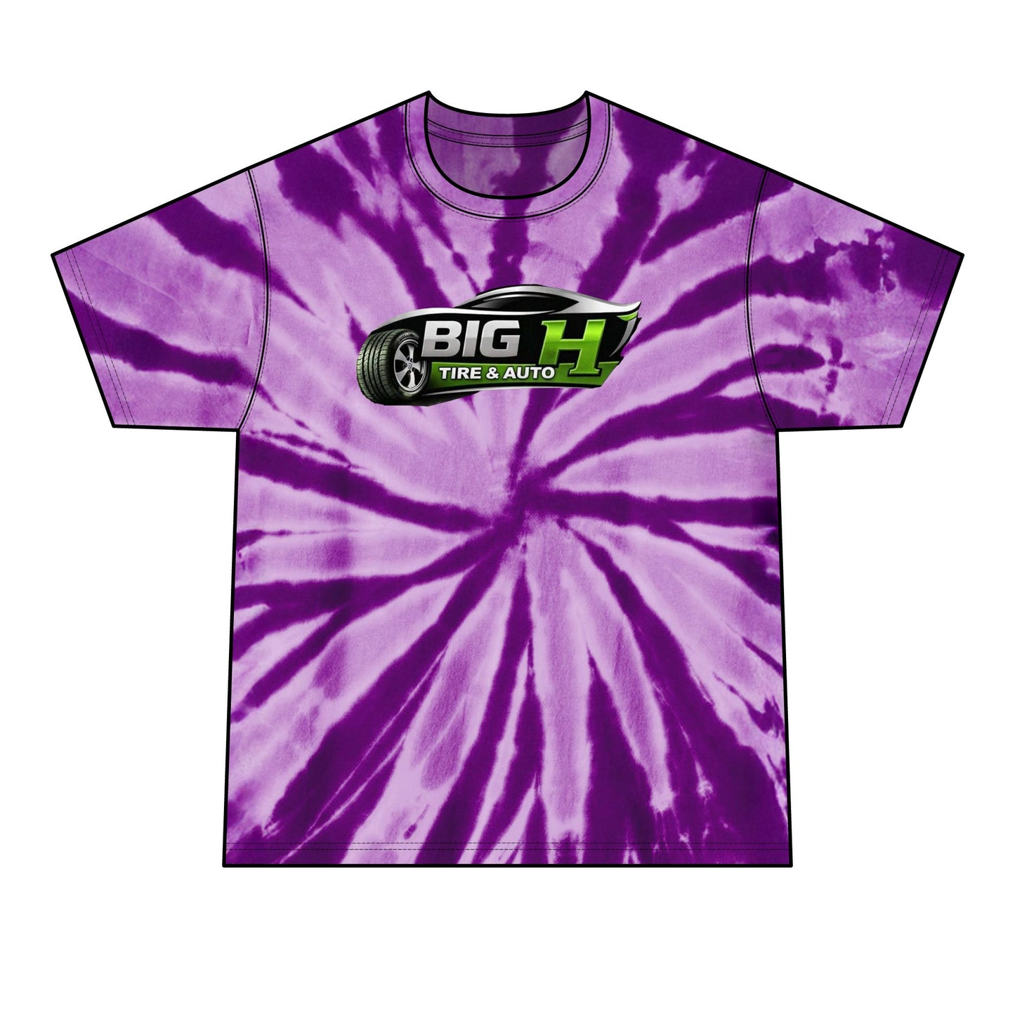 Mechanic Big H, Men's Tie-Dye Tee