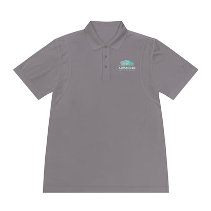 Advanced Mobile, Men's Sport Polo Shirt, Activewear, Casual Dress Shirt for Men, Perfect for Outdoor Activities, Golf, and Everyday Wear