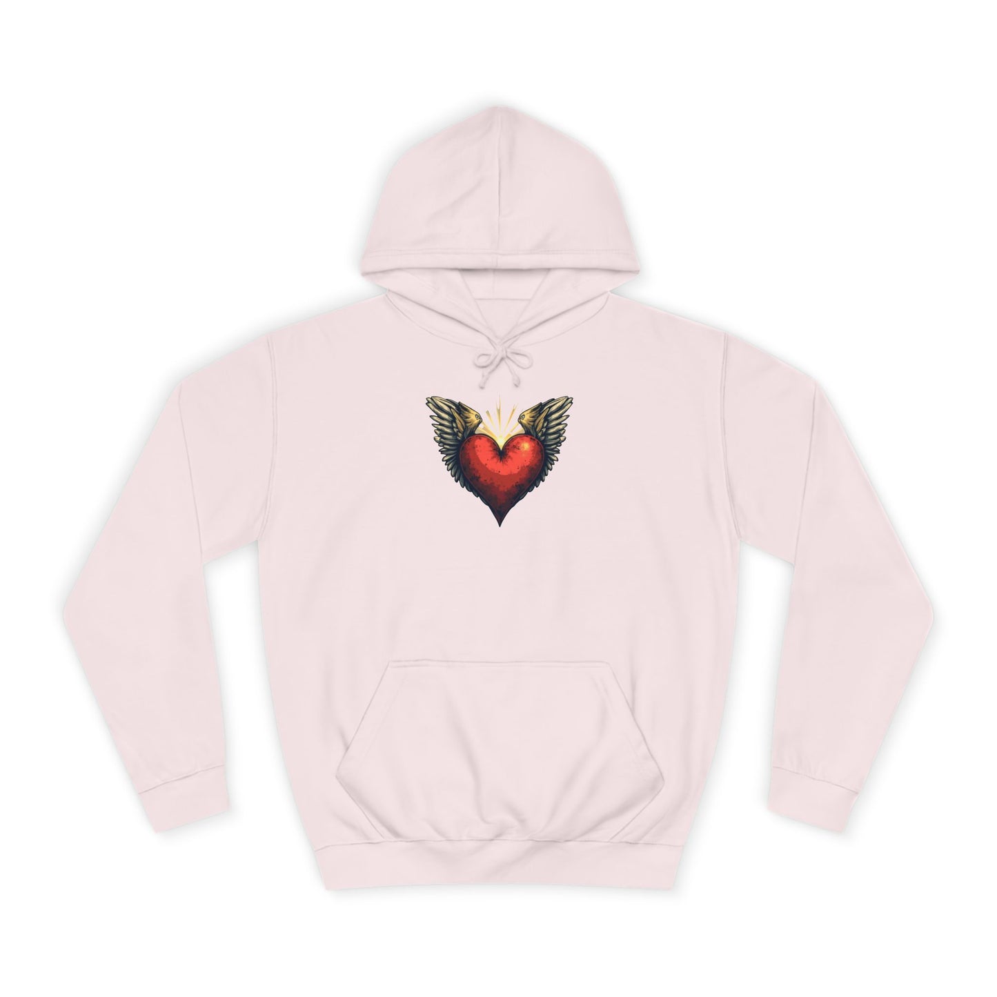 Free Heart, Unisex College Hoodie